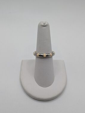 Silver and Enamel Band Ring